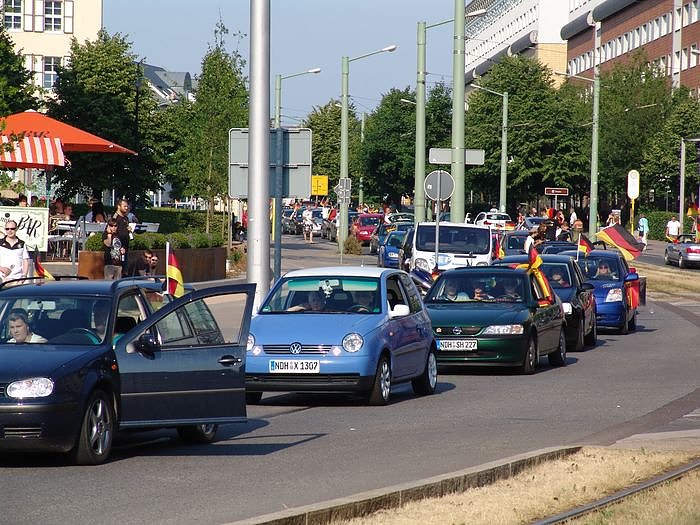 Party auf der Stra&szlig;e
