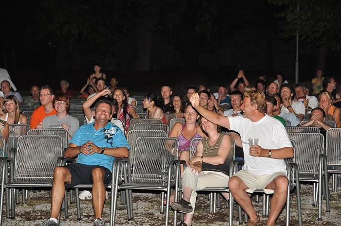 Public Viewing auf den Petersberg
