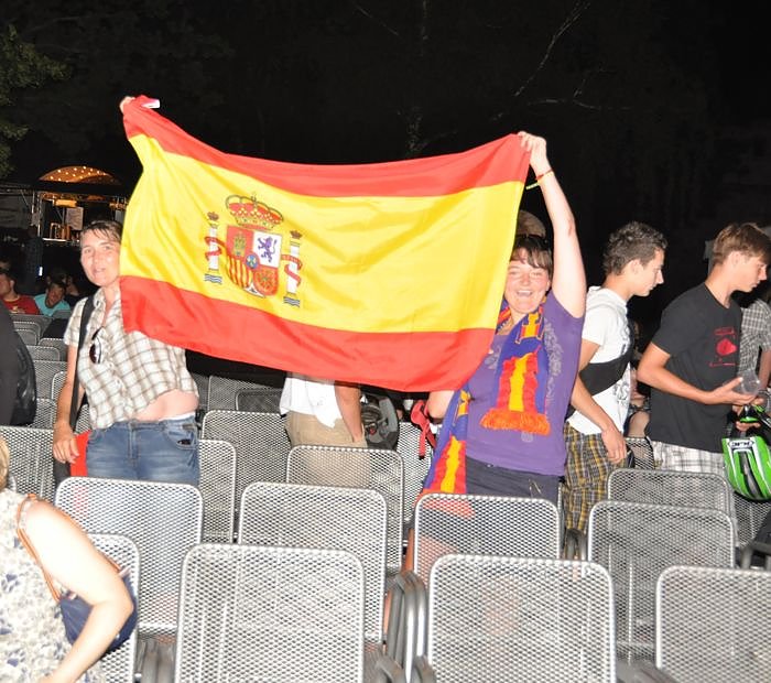 Public Viewing auf den Petersberg