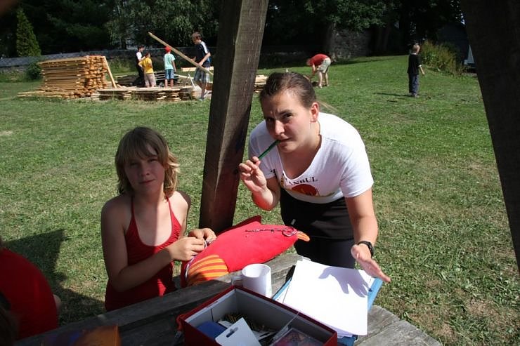 Bilder aus dem Handwerkercamp