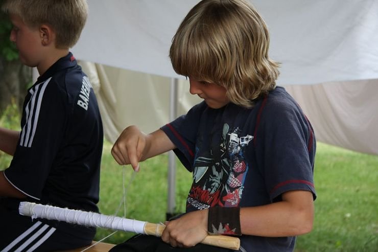 Bilder aus dem Handwerkercamp