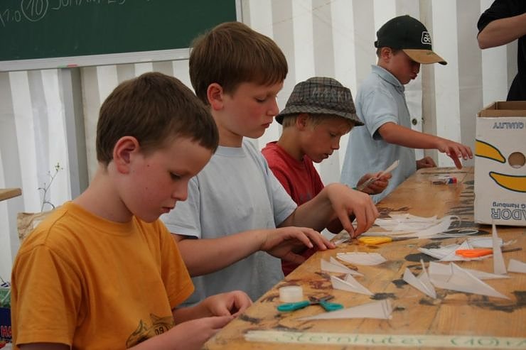 Bilder aus dem Handwerkercamp