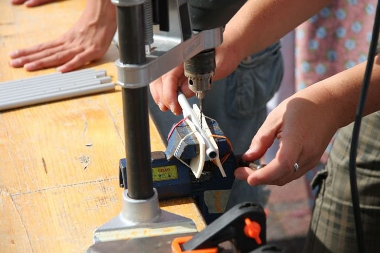 Bilder aus dem Handwerkercamp