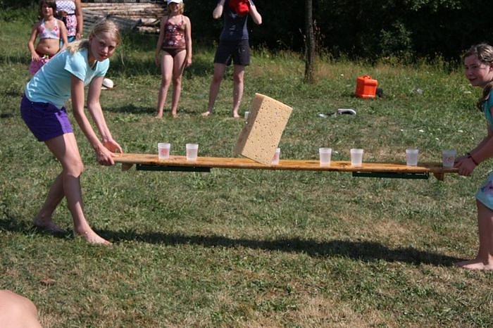 Gel&auml;ndespiel und Wasserschlacht