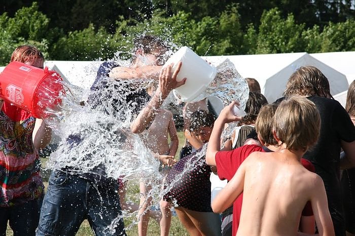 Gel&auml;ndespiel und Wasserschlacht
