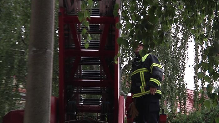 Brand in der K&uuml;che