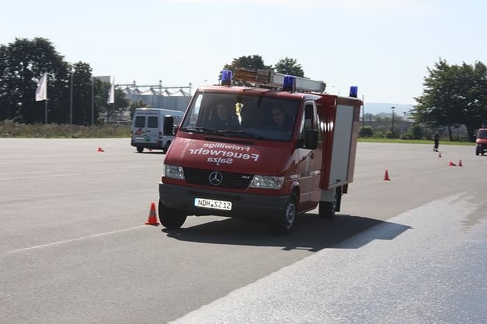 Feuerwehr im Schleudergang