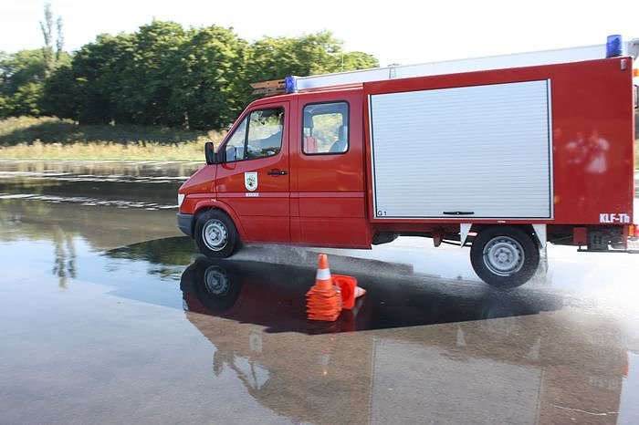 Feuerwehr im Schleudergang