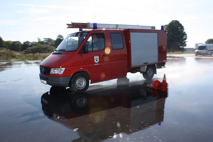 Feuerwehr im Schleudergang