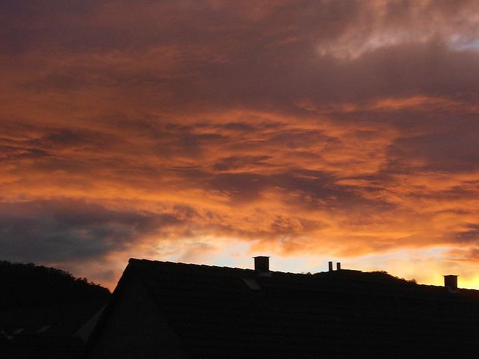 Abendsonne &uuml;ber Bleicherode