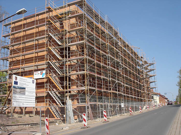 Bilder vom Bau: 3. Mai 2006