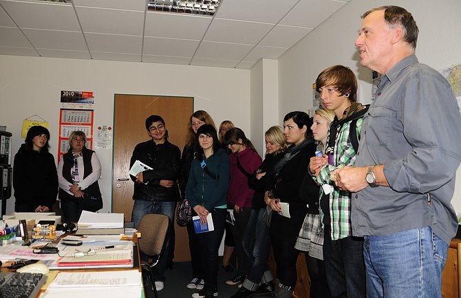 Neugierde im Landratsamt