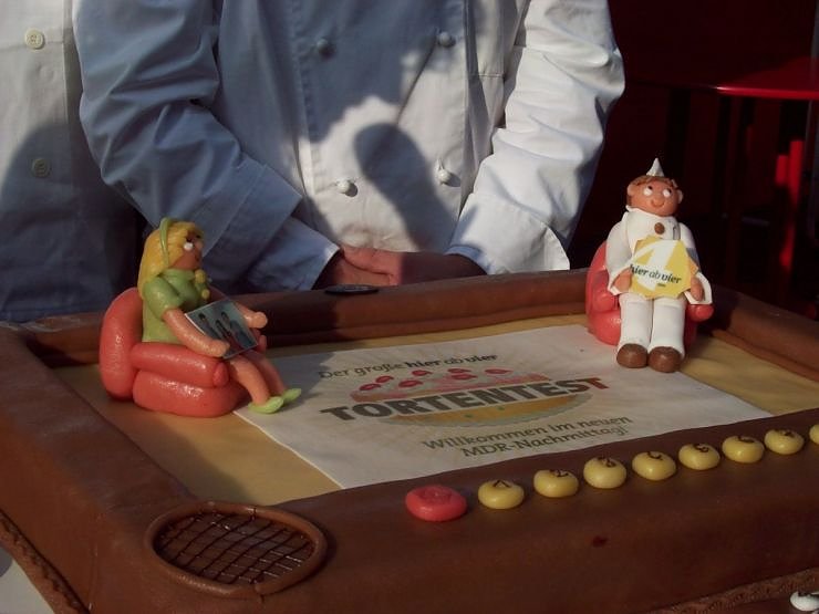 Hier ab vier Tortentest vom MDR