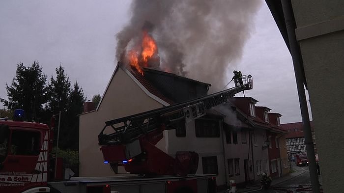 Brand in der Altstadt