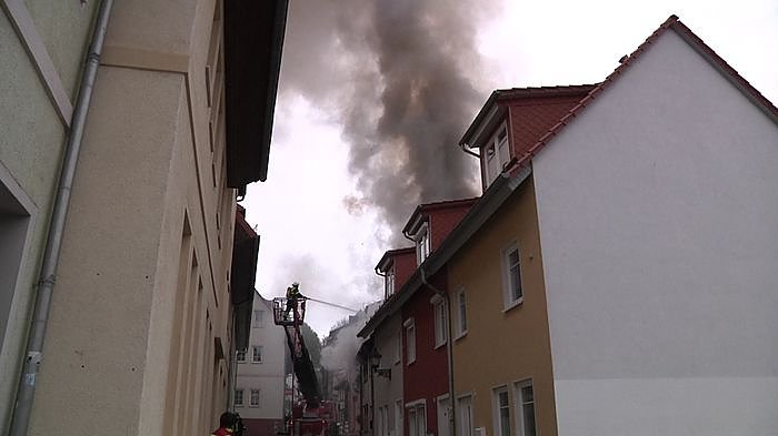 Brand in der Altstadt