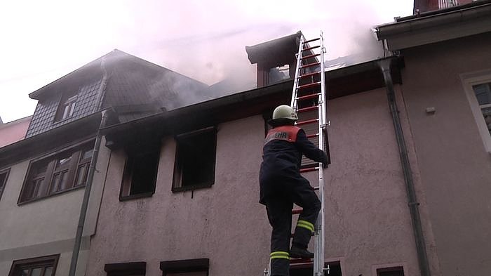 Brand in der Altstadt