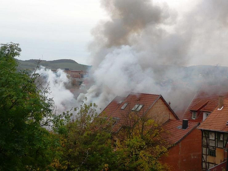 Brand in der Altstadt