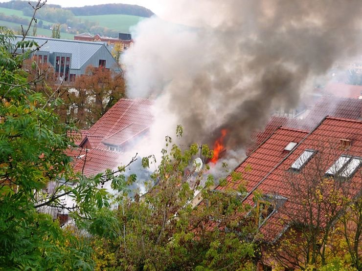 Brand in der Altstadt