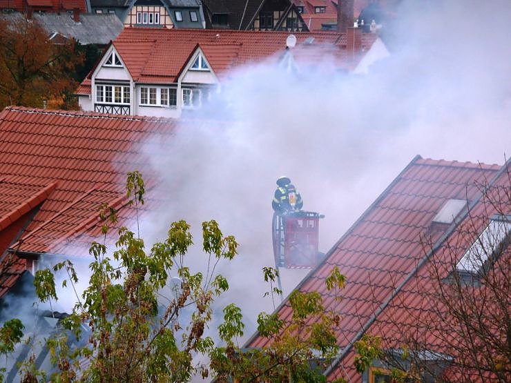 Brand in der Altstadt