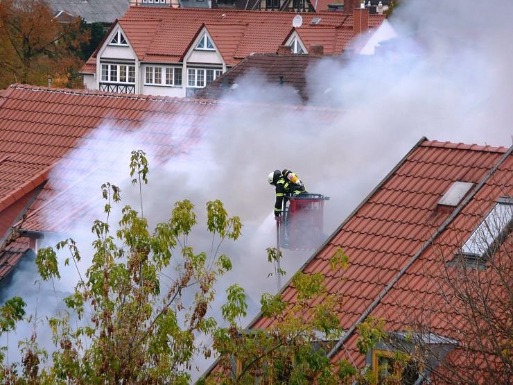 Brand in der Altstadt