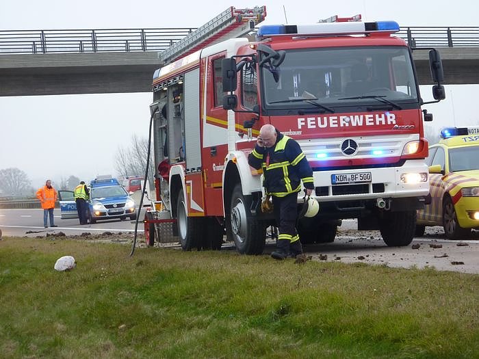 Unfall auf der A 38