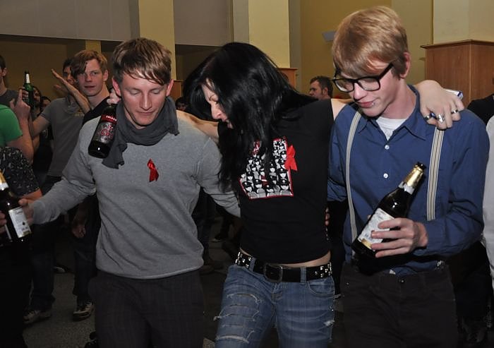 Rocken gegen Aids im Klubhaus