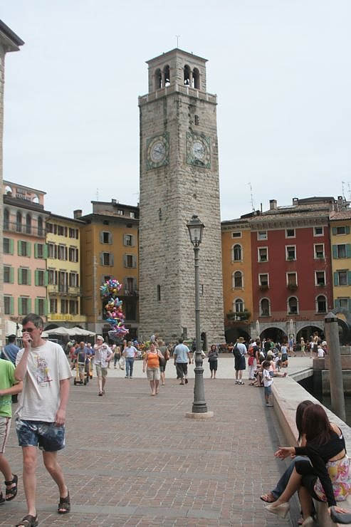 am Hafen in Riva del Garda