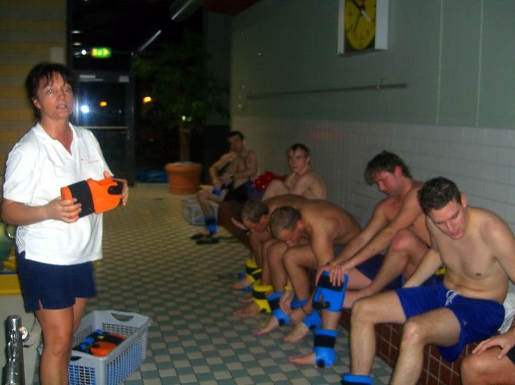 Fu&szlig;ball im Badehaus?