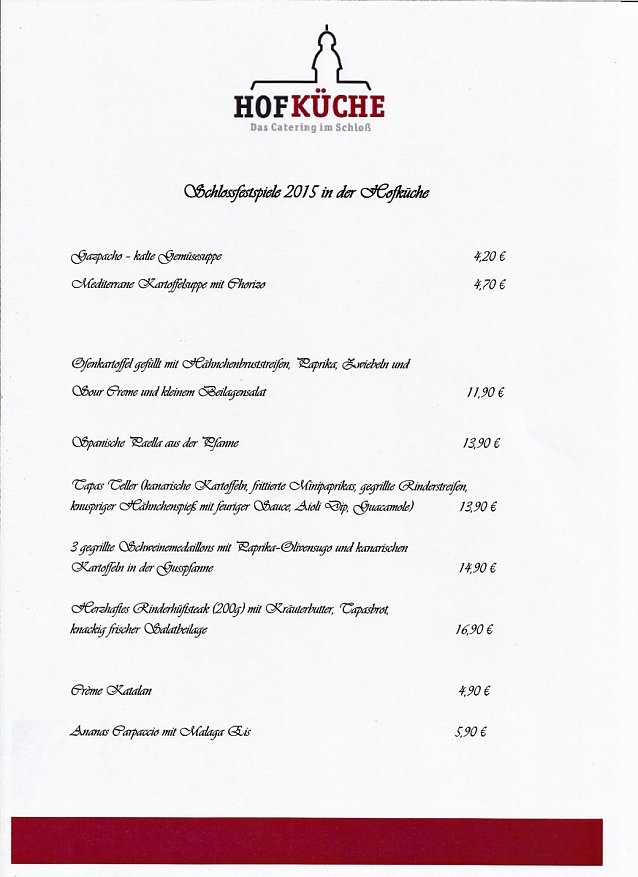 Bild: Spanisch in der "Hofk&uuml;che"